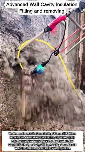 Advanced Wall Cavity Insulation: Dense-Fill Cellulose Process