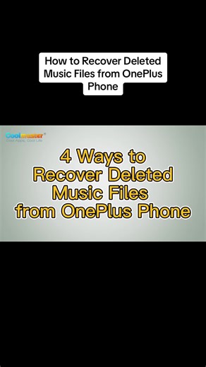 How to recover deleted music files from OnePlus phone #howto #recoverdeleted #musicfiles #oneplusphone #Coolmuster