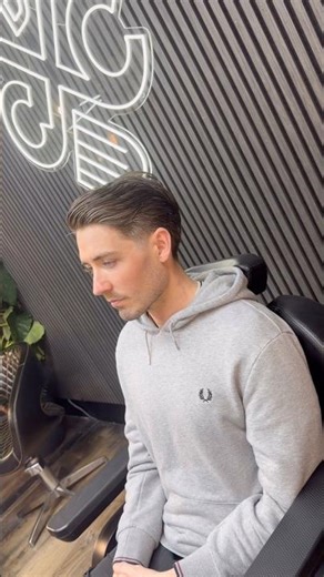 Slick Back Fade 🔥 Clean & Classy Look #shorts