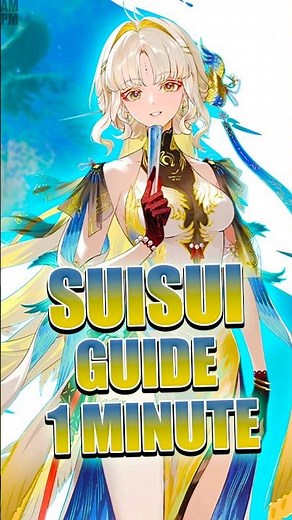 Suisui Guide In Less Than 1 Minute #wutheringwaves #wuwa #shorts #suisui #guide #build #wuwacreator