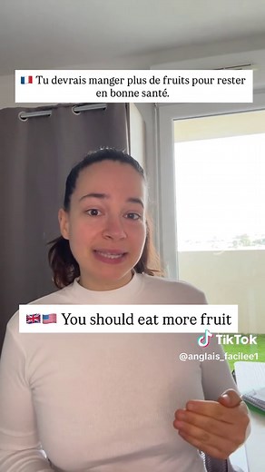 Conseils pour parler anglais : Manger des fruits