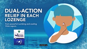 Vicks VapoCool Severe Sugar Free, Medicated Sore Throat Drops, Max Strength Menthol, Soothes Sore Throat Pain, Winterfrost Flavor, 30ct (Pack of 5)