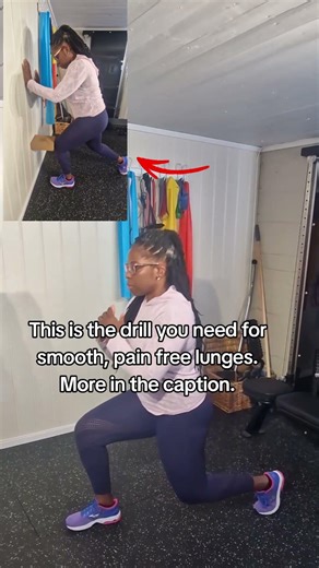 This drill builds stability, foot contact, hip flexor strength and improves depth! #kneerehab