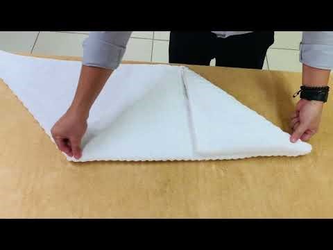 BASIC TOWEL FOLDS 10 Triangle Fold