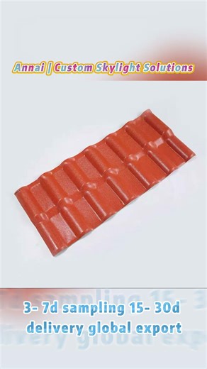 Skylight Custom | FRP/PVC/Resin Tiles | Global Export