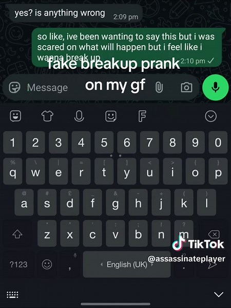 Funny Fake Breakup Prank on My Girlfriend