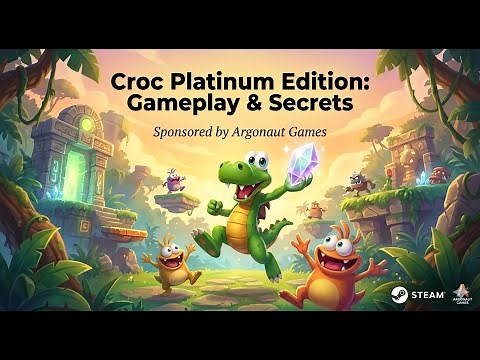 Croc: Legend of the Gobbos Platinum Edition – Gameplay, Secrets, and Extras (Sponsored by Argonaut)