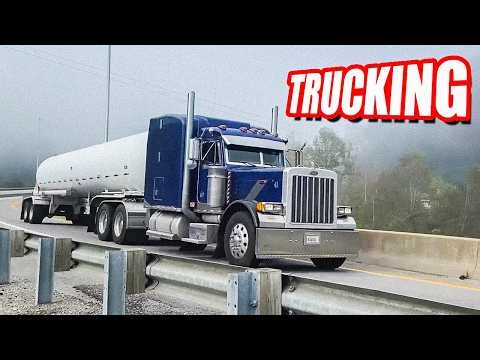 Trucking with Big Truckers! Heavy Load on American Trucks