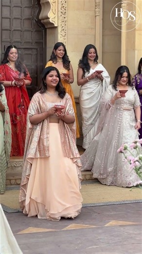 Most beautiful bride entry you've ever seen ❤️