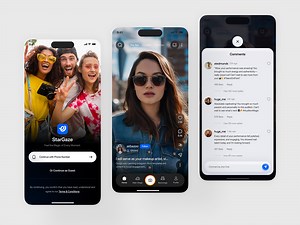 StarGaze | Social Media Mobile App Design