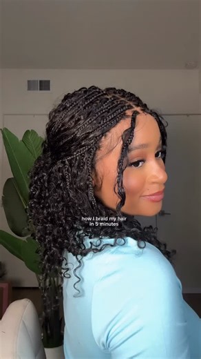 Sharon Nwosu || 📍Los Angeles on Instagram: "Another day, another braided wig 😍. Love this one from @jalizastyles. Super easy and quick to install! Comment ‘BRAIDS’ for a direct link to shop 💕"