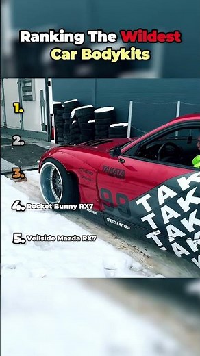 Ranking The WILDEST Car Body Kits!