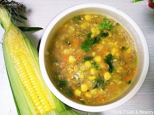 SWEET CORN SOUP RECIPE || Perfect For Cold Weather || Healthy Soup