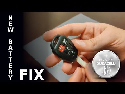 Toyota Corolla Key Fix Change Fob Battery