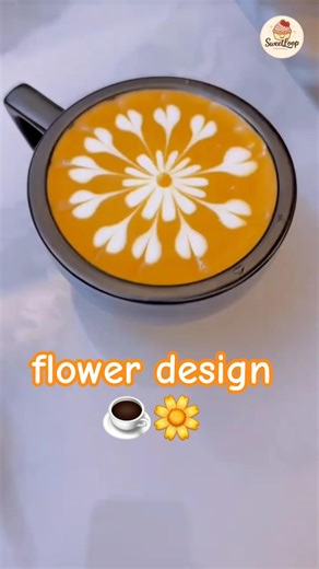 ☕ Flower Design So Satisfying #shorts
