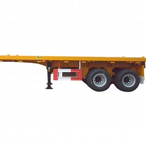 [Hot Item] Transport Container Rail Semi Trailer with Cargo Truck Chassis