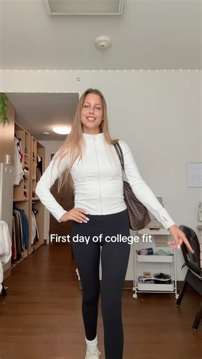 FIRST DAY OF COLLEGE OOTD… #shorts