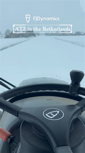 fjd_agtech on Instagram: "🚜❄️Think the FJD AT2 is just for farming? Think again! Check out our farmers in the Netherlands using the AT2 to clear inches of thick snow off farm roads! Even when the road is completely buried, the AT2 follows the guidance lines with centimeter-level precision. From all-season farming to winter road clearing, the AT2 works 365 days a year! 🔗 See what the AT2 can do for your farm: https://agriculture.fjdynamics.com/r/Ozn #FJDynamics #AT2 #AutoSteer #PrecisionAg #Net