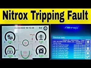 F23 & F56 Error Codes Faults Solution in Nitrox ip65 Solar Inverter