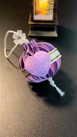 DIY Paper Christmas Tree Ornament/Easy 5-Minute Tutorial 💜