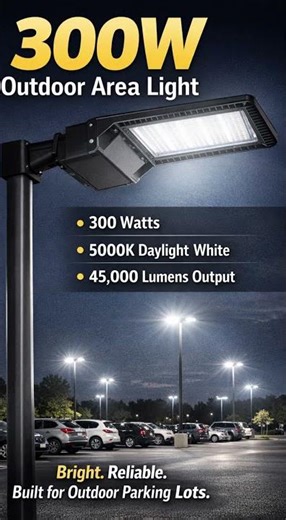 🚀 Light up your outdoors with E2 LED Area Lights!