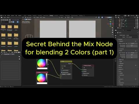 Mix Node (Part 1) | Normal Mix, Add, Subtract, Multiply, Divide | Blender 5.0.1