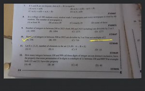 FM0031 9. Number of integers in between 200 to 2023 (both 200 a... | Filo