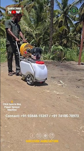 Amazing Portable Power Sprayer Machine