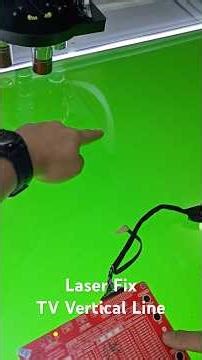 Fix Vertical Lines On TV Screen | TV Vertical Line Problem Fix By LCD Laser Repair Machine LT-LS6530