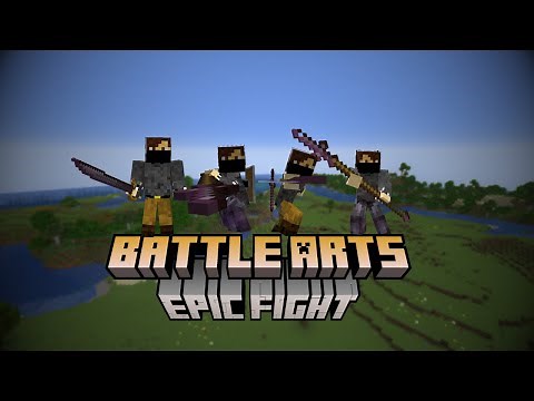 Epic Fight Battle Arts Showcase! | Minecraft: Battle arts mod.