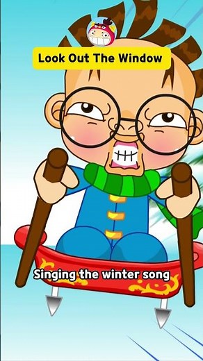 Look Out The Window | Nursery Rhymes | carol | santa | REDMON