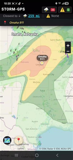 Severe Weather Outlook for Omaha, Nebraska Today