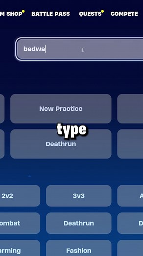 Fortnite Bedwars on TikTok