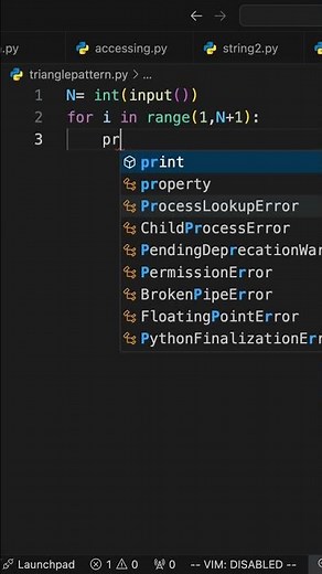 "Creating Triangle Patterns Using Python Loops"