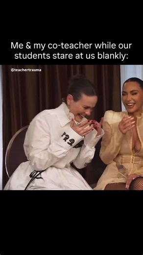 Teacher Trauma on Instagram: "It’s not our fault we’re the funniest people on earth 🤷🏼‍♀️"