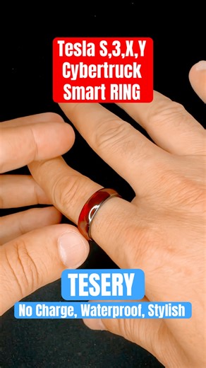 TESERY Smart Ring Key for Tesla – Unlock & Drive with One Tap, No Charging Needed