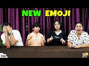 EMOJI CHALLENGE 6 | Ep 580 | Family Comedy Challenge | Names & Colours | Aayu and Pihu Show
