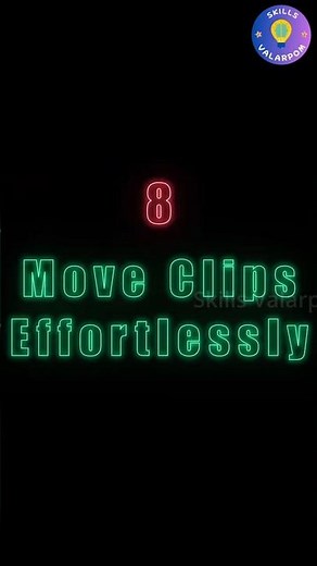 Move Clips Effortlessly🎬Davinci | #howto #tamil #tutorial #shortvideo #short #shortsviral #viral #yt
