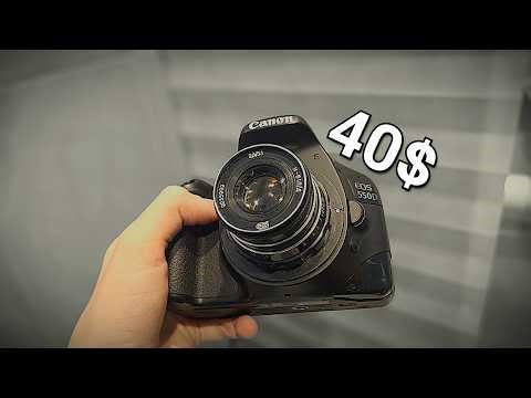 КАМЕРА ЗА 40$ Canon 550D (English subtitles)