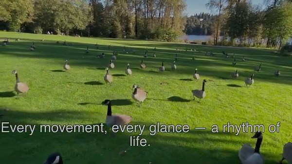 Life of the Canada Geese 🪶 — From Chaos to Harmony