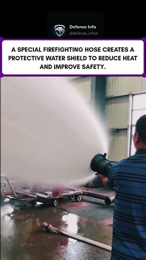 Firefighter Water Shield 🚒💧 | Advanced Firefighting Technique #shorts