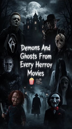 👻☠️Demons And Ghosts From Every Horror Movies👻☠️|| ‪@PerfectThings-w2t‬ #samaramorgan #insidious||