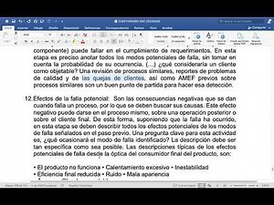 Análisis de fallas AMEF o FMEA en procesos y sistemas de calidad