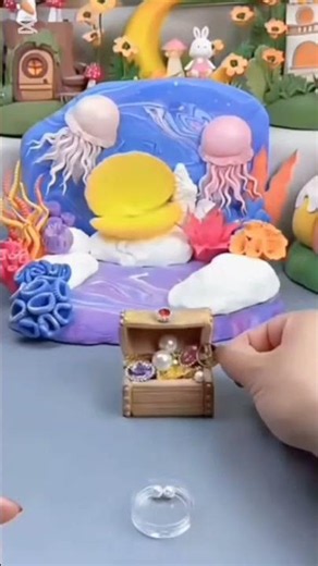 ‎DIY Clay Fish Aquarium how to make aquarium with clay underwater scenery using clay/clay modelling