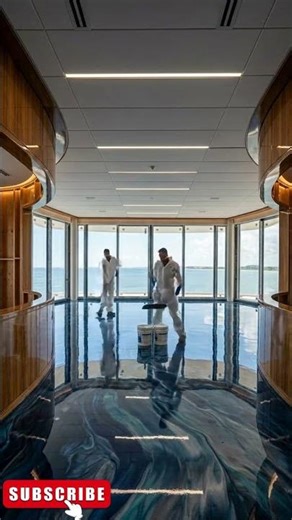 “This Room Feels Like a LUXURY YACHT 😱 | Epoxy Floor Transformation Before & After”