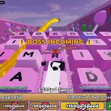 Race Challenge in +1 Keyboard Escape Run #roblox