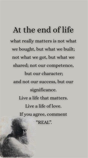 At the End of Life…A Powerful Life Lesson You Should Never Ignore #quotes #success #shortsviral