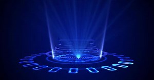4K Holographic Hud Light Effect Scene Emission Effect Scene Application
