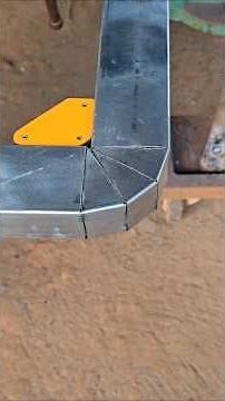 Tips for beginners!!! Manual 90-degree bending technique for thin-walled square tubing.