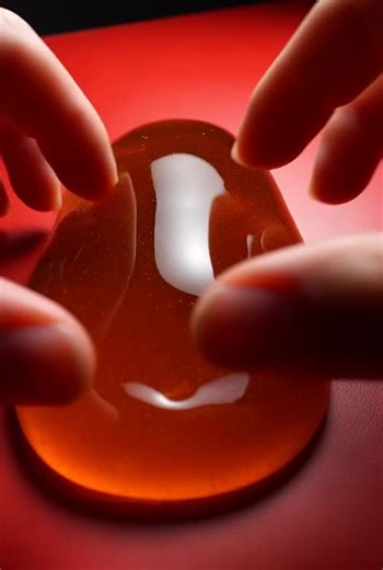 Honey Slime ASMR 🍯 #slime #honey #asmr #satisfying #asmrcommunity